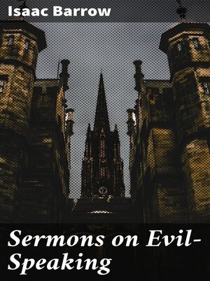 cover image of Sermons on Evil-Speaking